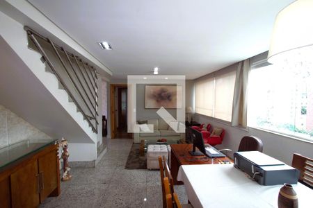 Sala de apartamento à venda com 4 quartos, 170m² em Gutierrez, Belo Horizonte