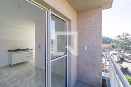 varanda de apartamento à venda com 2 quartos, 40m² em Vila Carmosina, São Paulo