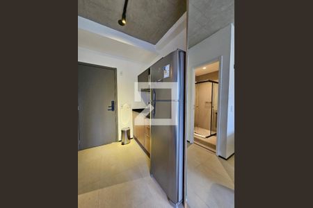 Cozinha de kitnet/studio para alugar com 1 quarto, 23m² em Paraíso, São Paulo