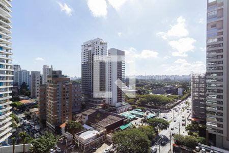 Vista de kitnet/studio à venda com 1 quarto, 41m² em Indianópolis, São Paulo