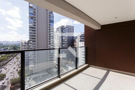 Varanda de kitnet/studio à venda com 1 quarto, 41m² em Indianópolis, São Paulo