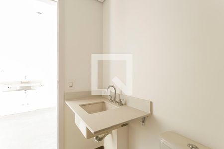 Banheiro de kitnet/studio à venda com 1 quarto, 41m² em Indianópolis, São Paulo