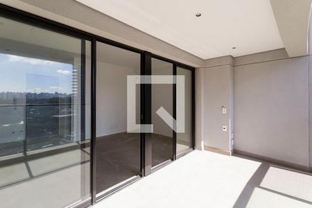 Varanda de kitnet/studio à venda com 1 quarto, 41m² em Indianópolis, São Paulo