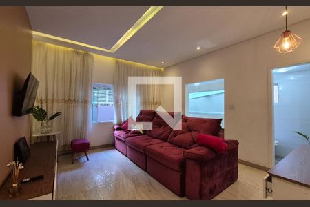 Sala de casa para alugar com 2 quartos, 130m² em Jardim, Santo André