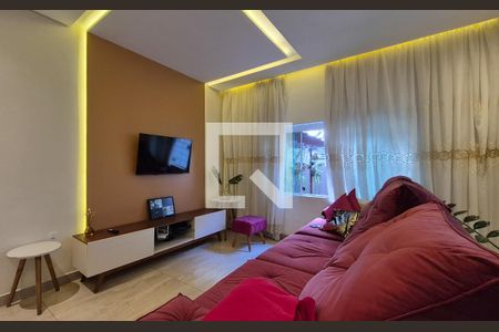 Sala de casa para alugar com 2 quartos, 130m² em Jardim, Santo André