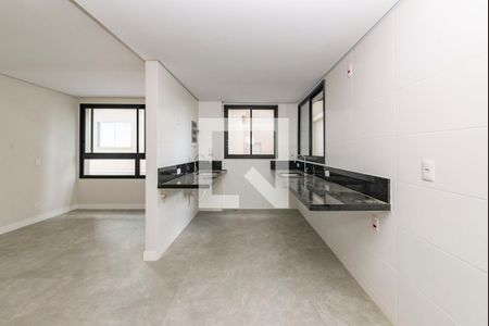 Sala/Cozinha de apartamento à venda com 2 quartos, 57m² em Santa Efigênia, Belo Horizonte