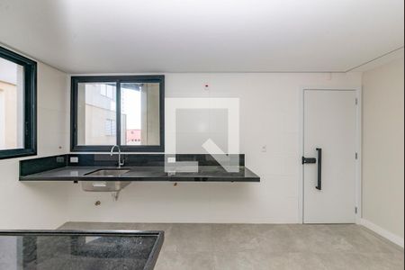 Sala/Cozinha de apartamento à venda com 2 quartos, 57m² em Santa Efigênia, Belo Horizonte