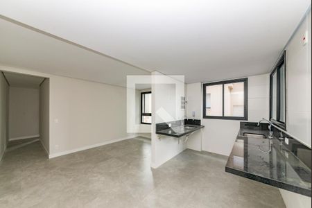 Sala/Cozinha de apartamento à venda com 2 quartos, 57m² em Santa Efigênia, Belo Horizonte