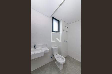 Banheiro da Suíte de apartamento à venda com 1 quarto, 50m² em Santa Efigênia, Belo Horizonte
