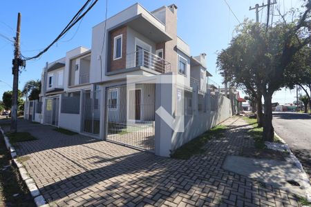 Fachada de casa à venda com 3 quartos, 132m² em Nossa Senhora das Gracas, Canoas