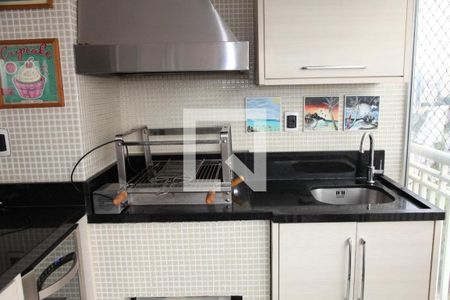 Varanda gourmet de apartamento à venda com 3 quartos, 133m² em Várzea da Barra Funda, São Paulo