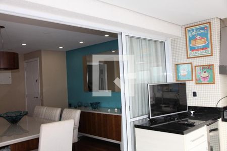 Varanda gourmet de apartamento à venda com 3 quartos, 133m² em Várzea da Barra Funda, São Paulo