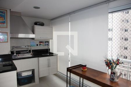 Varanda gourmet de apartamento à venda com 3 quartos, 133m² em Várzea da Barra Funda, São Paulo