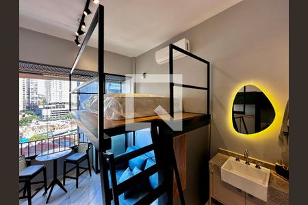 Quarto de kitnet/studio para alugar com 1 quarto, 24m² em Itaim Bibi, São Paulo