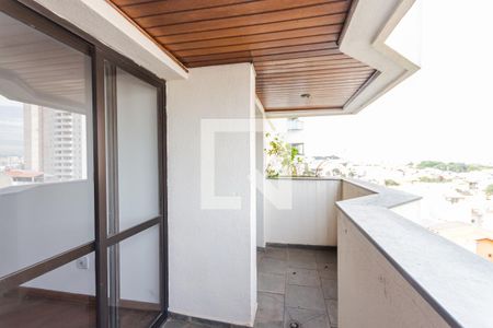Varanda de apartamento à venda com 3 quartos, 150m² em Vila Curuçá, Santo André