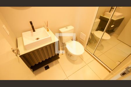 Banheiro de apartamento à venda com 1 quarto, 45m² em Vila Prudente, São Paulo