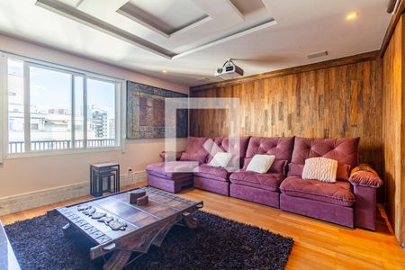 Sala de TV de apartamento à venda com 4 quartos, 310m² em Paraíso, São Paulo