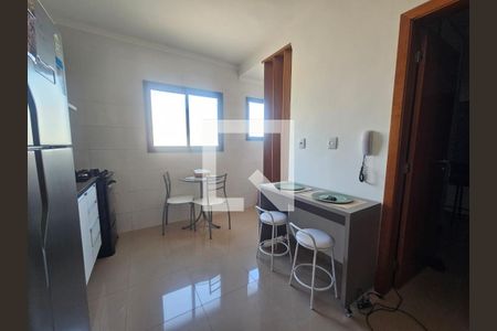Cozinha de apartamento para alugar com 1 quarto, 40m² em Vila Ana Maria, Ribeirão Preto