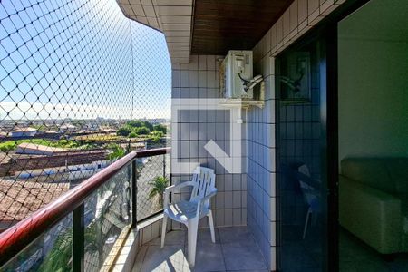 Sacada de apartamento para alugar com 1 quarto, 61m² em Vila Caiçara, Praia Grande