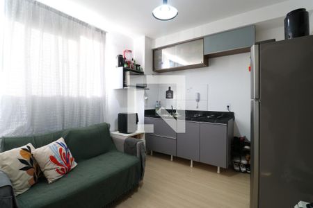 Sala/Cozinha de apartamento para alugar com 1 quarto, 24m² em Santa Cecilia, São Paulo
