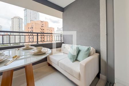 Varanda de kitnet/studio para alugar com 1 quarto, 30m² em Chácara Klabin, São Paulo