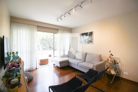 Sala de apartamento à venda com 4 quartos, 145m² em Indianópolis, São Paulo