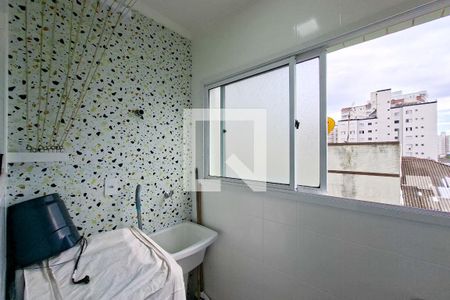 Área de Serviço de apartamento para alugar com 2 quartos, 85m² em Guilhermina, Praia Grande