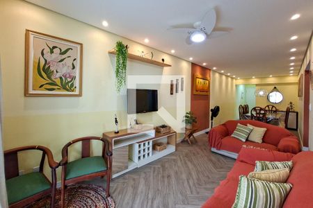 Sala de apartamento para alugar com 2 quartos, 85m² em Guilhermina, Praia Grande