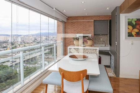 Sala e Varanda Gourmet de apartamento à venda com 2 quartos, 94m² em Várzea da Barra Funda, São Paulo