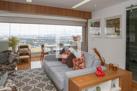 Sala e Varanda Gourmet de apartamento à venda com 2 quartos, 94m² em Várzea da Barra Funda, São Paulo