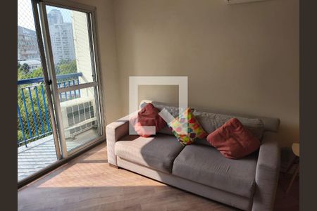 Sala de apartamento para alugar com 2 quartos, 58m² em Chácara Klabin, São Paulo
