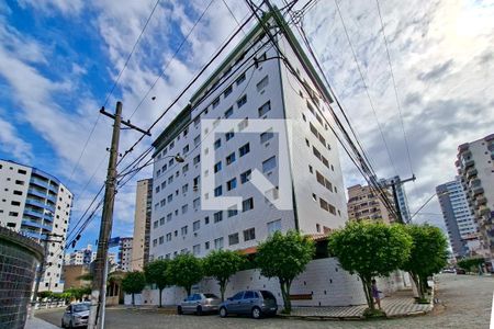 Fachada do Prédio de apartamento para alugar com 1 quarto, 42m² em Vila Assuncao, Praia Grande