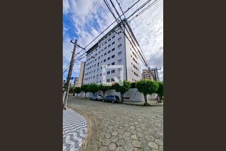 Fachada do Prédio de apartamento para alugar com 1 quarto, 42m² em Vila Assuncao, Praia Grande