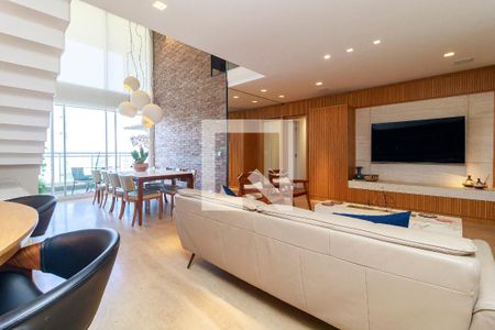 Sala de apartamento à venda com 4 quartos, 210m² em Brooklin, São Paulo