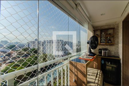 Varanda da Sala de apartamento à venda com 2 quartos, 66m² em Ipiranga, São Paulo