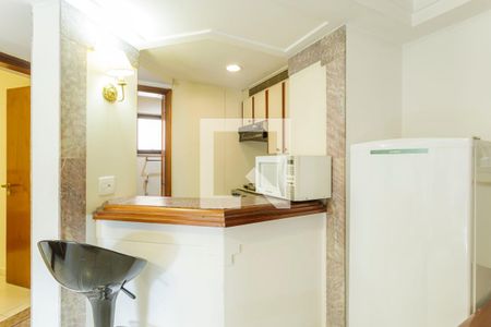 Cozinha de apartamento à venda com 1 quarto, 42m² em Jardim Paulistano, São Paulo