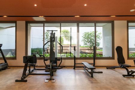 Área comum - Academia de kitnet/studio para alugar com 1 quarto, 33m² em Barra Funda, São Paulo