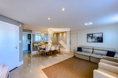 Sala de apartamento à venda com 3 quartos, 115m² em Vila Bertioga, São Paulo