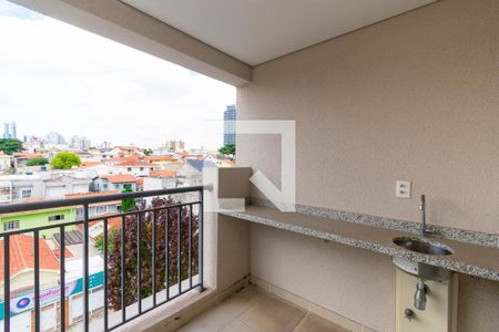Varanda da Sala de apartamento à venda com 2 quartos, 58m² em Vila Prudente, São Paulo