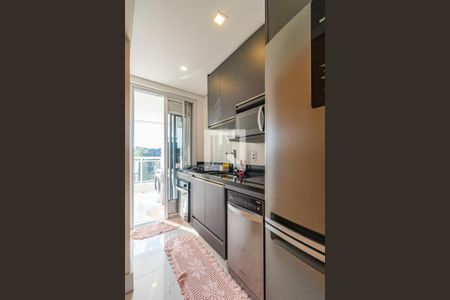 Cozinha de apartamento à venda com 1 quarto, 70m² em Residencial Zero (Tambore), Barueri