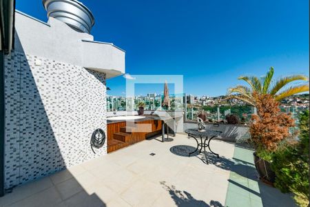 Varanda gourmet de apartamento à venda com 3 quartos, 250m² em Santa Lúcia, Belo Horizonte