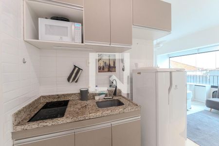 Cozinha de kitnet/studio para alugar com 1 quarto, 30m² em Bela Vista, São Paulo