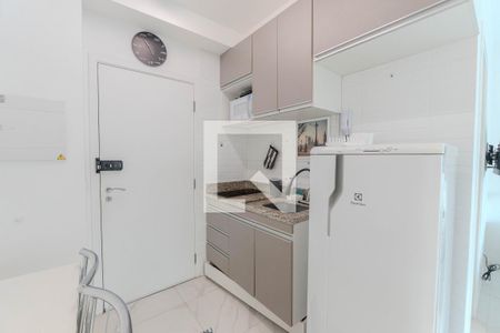 Cozinha de kitnet/studio para alugar com 1 quarto, 30m² em Bela Vista, São Paulo