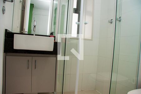 Banheiro Social de kitnet/studio para alugar com 1 quarto, 25m² em Perdizes, São Paulo