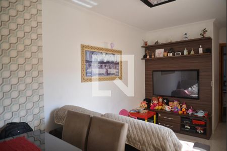 Sala de apartamento à venda com 2 quartos, 100m² em Jardim Ocara, Santo André