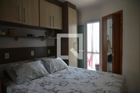 Suíte de apartamento à venda com 2 quartos, 100m² em Jardim Ocara, Santo André