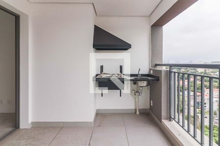 Varanda da Sala de apartamento à venda com 2 quartos, 73m² em Butantã, São Paulo