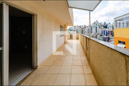 Varanda de apartamento à venda com 3 quartos, 130m² em Buritis, Belo Horizonte