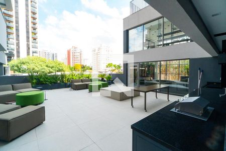 Área comum - Churrasqueira de kitnet/studio à venda com 1 quarto, 16m² em Vila Clementino, São Paulo