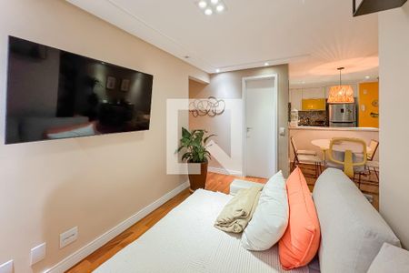 Sala de TV (Quarto 2 - Reversível) de apartamento à venda com 2 quartos, 67m² em Cambuci, São Paulo